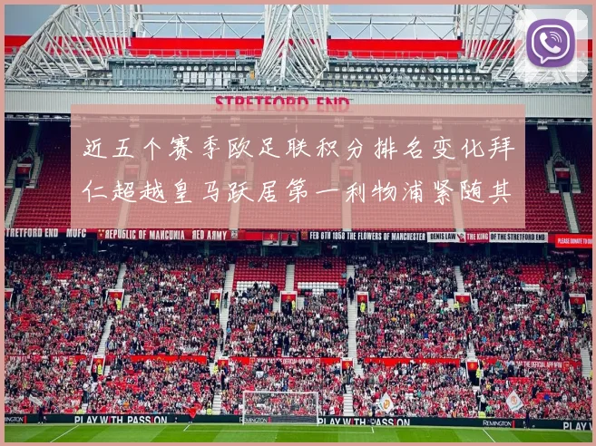 近五个赛季欧足联积分排名变化拜仁超越皇马跃居第一利物浦紧随其后位列第三
